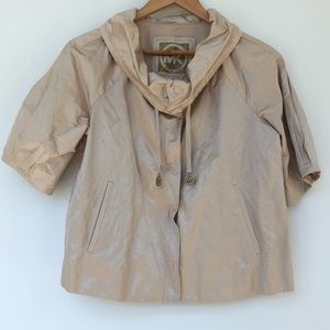 Michael Kors Evening Jacket Gold Metallic Size M